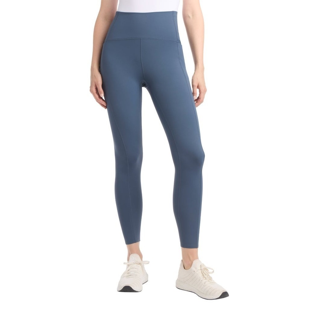 Danskin Womens Streamline Pocket Legging Light Navy Blue Ankle Length Large New